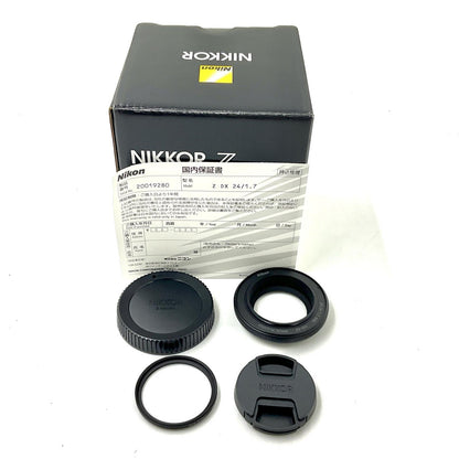 【全額返金保証】【最速発送】Nikon NIKKOR Z DX 24mm f/1.7 超美品 動作確認済