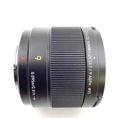 【全額返金保証】【最速発送】Panasonic LEICA DG SUMMILUX 9mm/F1.7 ASPH. H-X09 超美品 動作確認済
