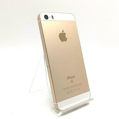 【全額返金保証】【最速発送】Apple iPhone iPhone SE 16GB ゴールド au 白ロム 動作確認済 89%