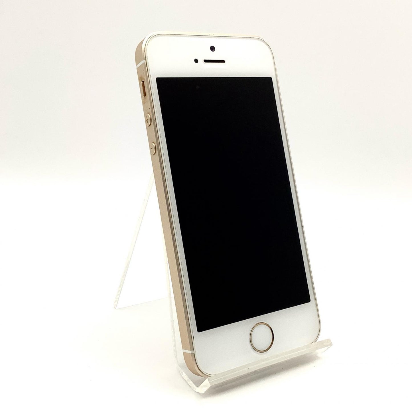 【全額返金保証】【最速発送】Apple iPhone iPhone SE 16GB ゴールド au 白ロム 動作確認済 89%