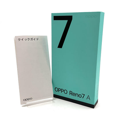 【全額返金保証】【最速発送】OPPOCPH2353 Reno 7 A 128GB スターリーブラック 楽天モバイル SIMフリー 白ロム 動作確認済