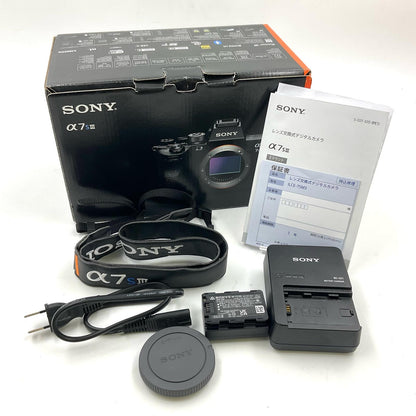 【全額返金保証】【最速発送】Sony デジタル一眼 α7S III ILCE-7SM3 ボディ ブラック 美品 動作確認済