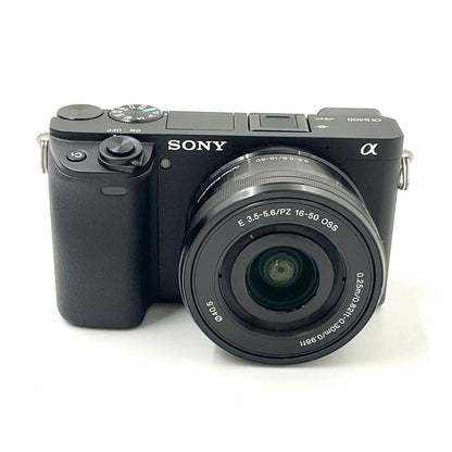 【全額返金保証】【最速発送】Sony デジタル一眼 α6400 ILCE-6400Y ダブルズームレンズキット ブラック 動作確認済