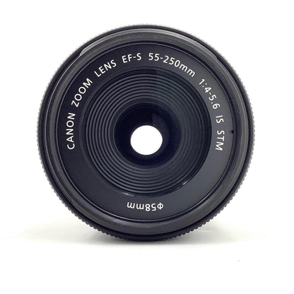 【全額返金保証】【最速発送】Canon EF-S55-250mm F4-5.6 IS STM 美品 動作確認済