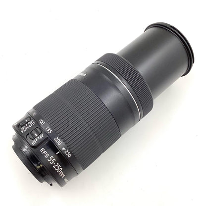 【全額返金保証】【最速発送】Canon EF-S55-250mm F4-5.6 IS STM 美品 動作確認済