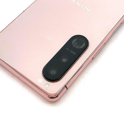 【全額返金保証】【最速発送】Sony Xperia 5 III 128GB ピンク docomo SO-53B 白ロム 動作確認済