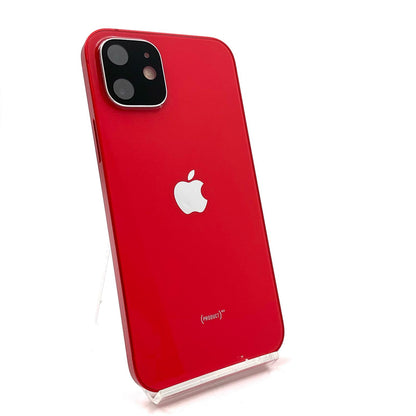 【全額返金保証】【最速発送】Apple iPhone iPhone 12 256GB (PRODUCT)RED docomo SIMフリー 白ロム 動作確認済 73%