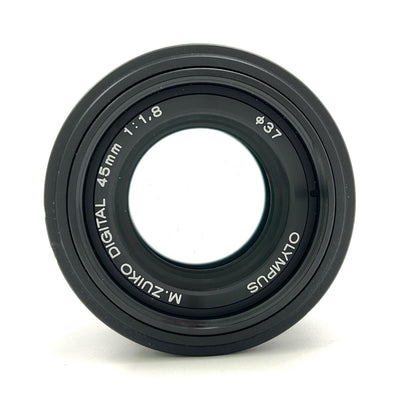 【全額返金保証】【最速発送】OLYMPUS M.ZUIKO DIGITAL 45mm F1.8 [ブラック] 動作確認済