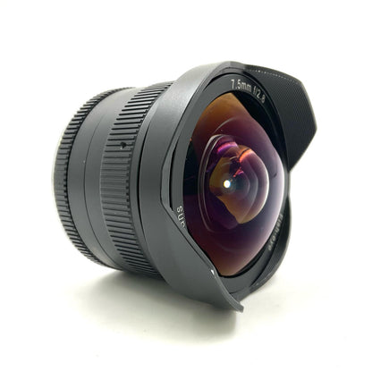 【全額返金保証】【最速発送】七工匠 7Artisans 7.5mm F2.8 FISH-EYE 動作確認済