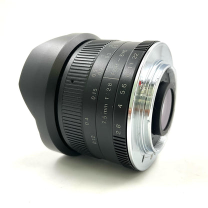 【全額返金保証】【最速発送】七工匠 7Artisans 7.5mm F2.8 FISH-EYE 動作確認済