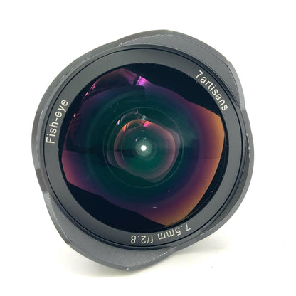 【全額返金保証】【最速発送】七工匠 7Artisans 7.5mm F2.8 FISH-EYE 動作確認済