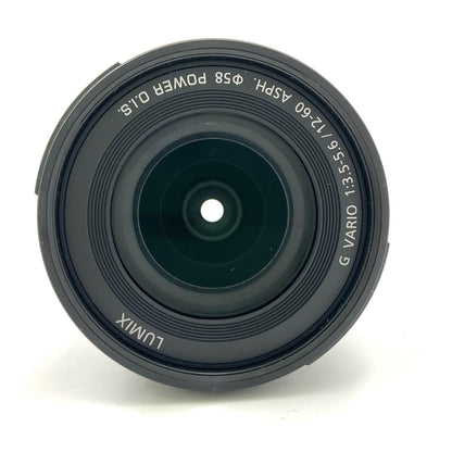 【全額返金保証】【最速発送】Panasonic LUMIX G VARIO 12-60mm/F3.5-5.6 ASPH./POWER O.I.S. H-FS12060 美品 動作確認済