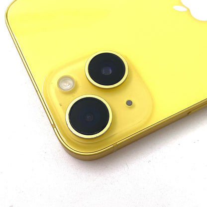 【全額返金保証】【最速発送】Apple iPhone iPhone 14 256GB イエロー SIMフリー 白ロム 動作確認済 85%