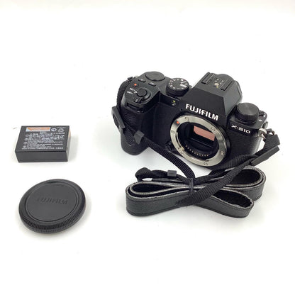 【全額返金保証】【最速発送】FUJIFILM デジタル一眼 X-S10 ボディ ブラック 動作確認済