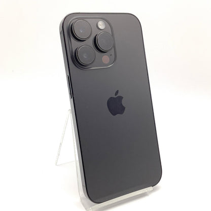 【全額返金保証】【最速発送】Apple iPhone iPhone 14 Pro 128GB スペースブラック Softbank SIMフリー 白ロム 美品 動作確認済 85%