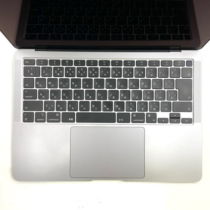 【全額返金保証】【最速発送】Apple MacBook Air 13.3インチ 2020 Apple M1 8GB SSD 256GB スペースグレイ 94% 動作確認済