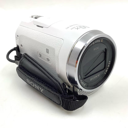 【全額返金保証】【最速発送】Sony HDR-CX680 ホワイト 美品 動作確認済