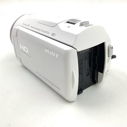 【全額返金保証】【最速発送】Sony HDR-CX680 ホワイト 美品 動作確認済