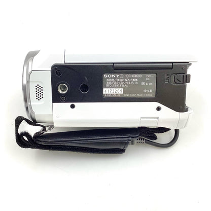 【全額返金保証】【最速発送】Sony HDR-CX680 ホワイト 美品 動作確認済