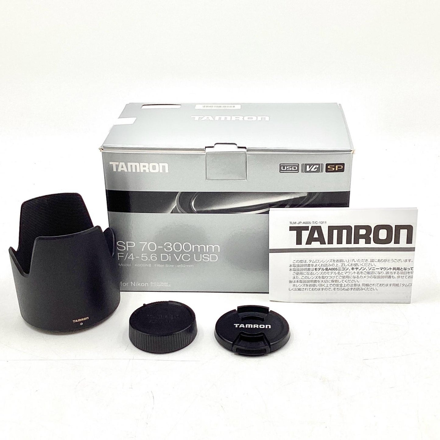 【全額返金保証】【最速発送】TAMRON SP 70-300mm F/4-5.6 Di VC USD (Model A005) [ニコン用] 美品 動作確認済