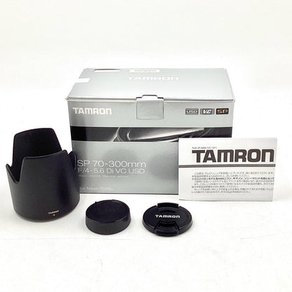 【全額返金保証】【最速発送】TAMRON SP 70-300mm F/4-5.6 Di VC USD (Model A005) [ニコン用] 美品 動作確認済