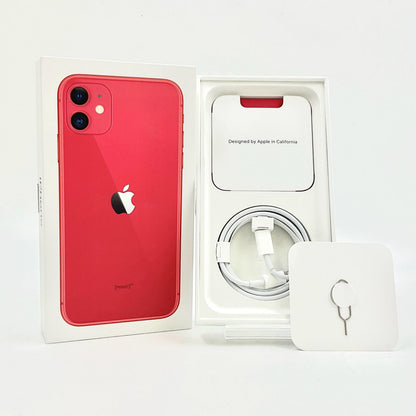 【全額返金保証】【最速発送】Apple iPhone iPhone 11 128GB (PRODUCT)RED mineo SIMフリー 白ロム 動作確認済 78%