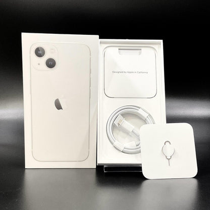 【全額返金保証】【最速発送】Apple iPhone iPhone 13 128GB スターライト au SIMフリー 白ロム 美品 動作確認済 83%