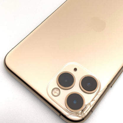 【全額返金保証】【最速発送】Apple iPhone iPhone 11 Pro 256GB ゴールド Softbank 白ロム 動作確認済 73%