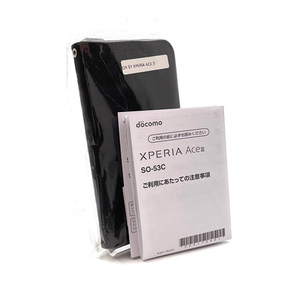 【全額返金保証】【最速発送】Sony Xperia Ace III 64GB ブラック docomo SIMフリー SO-53C 白ロム 動作確認済
