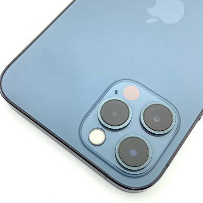 【全額返金保証】【最速発送】Apple iPhone iPhone 12 Pro 128GB パシフィックブルー Softbank 白ロム 動作確認済 81%