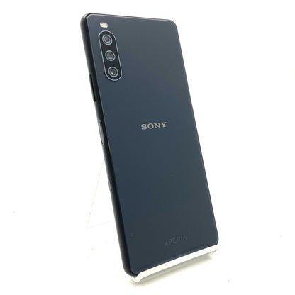 【全額返金保証】【最速発送】Sony Xperia 10 III 128GB ブラック au SOG04 白ロム 動作確認済