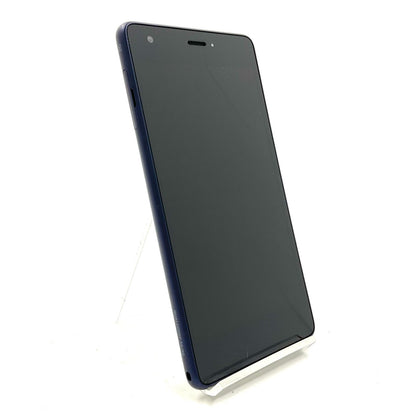 【全額返金保証】【最速発送】京セラ Qua phone QZ 32GB インディゴ au KYV44 白ロム 動作確認済