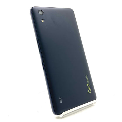 【全額返金保証】【最速発送】京セラ Qua phone QZ 32GB インディゴ au KYV44 白ロム 動作確認済