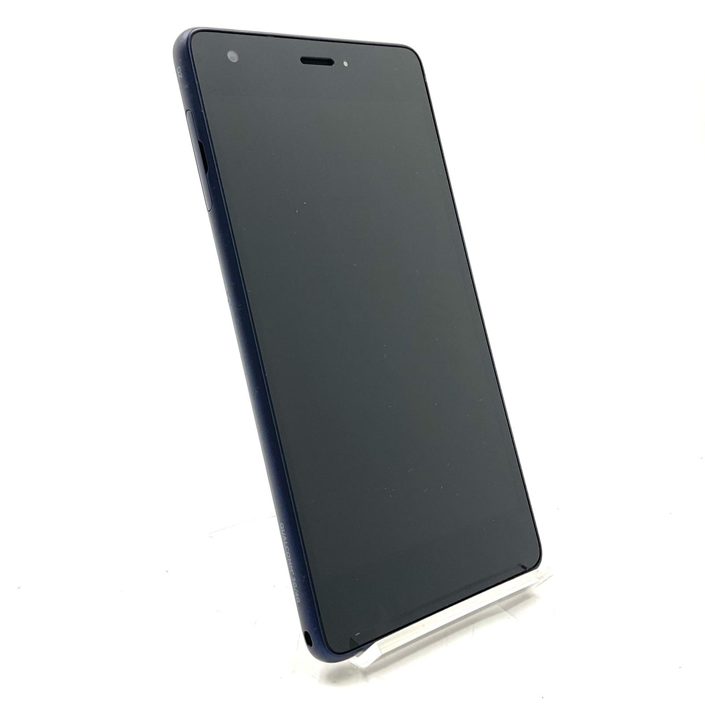 【全額返金保証】【最速発送】京セラ Qua phone QZ 32GB インディゴ au KYV44 白ロム 動作確認済