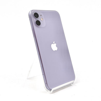 【全額返金保証】【最速発送】Apple iPhone iPhone 11 128GB パープル Softbank 白ロム 動作確認済 80%