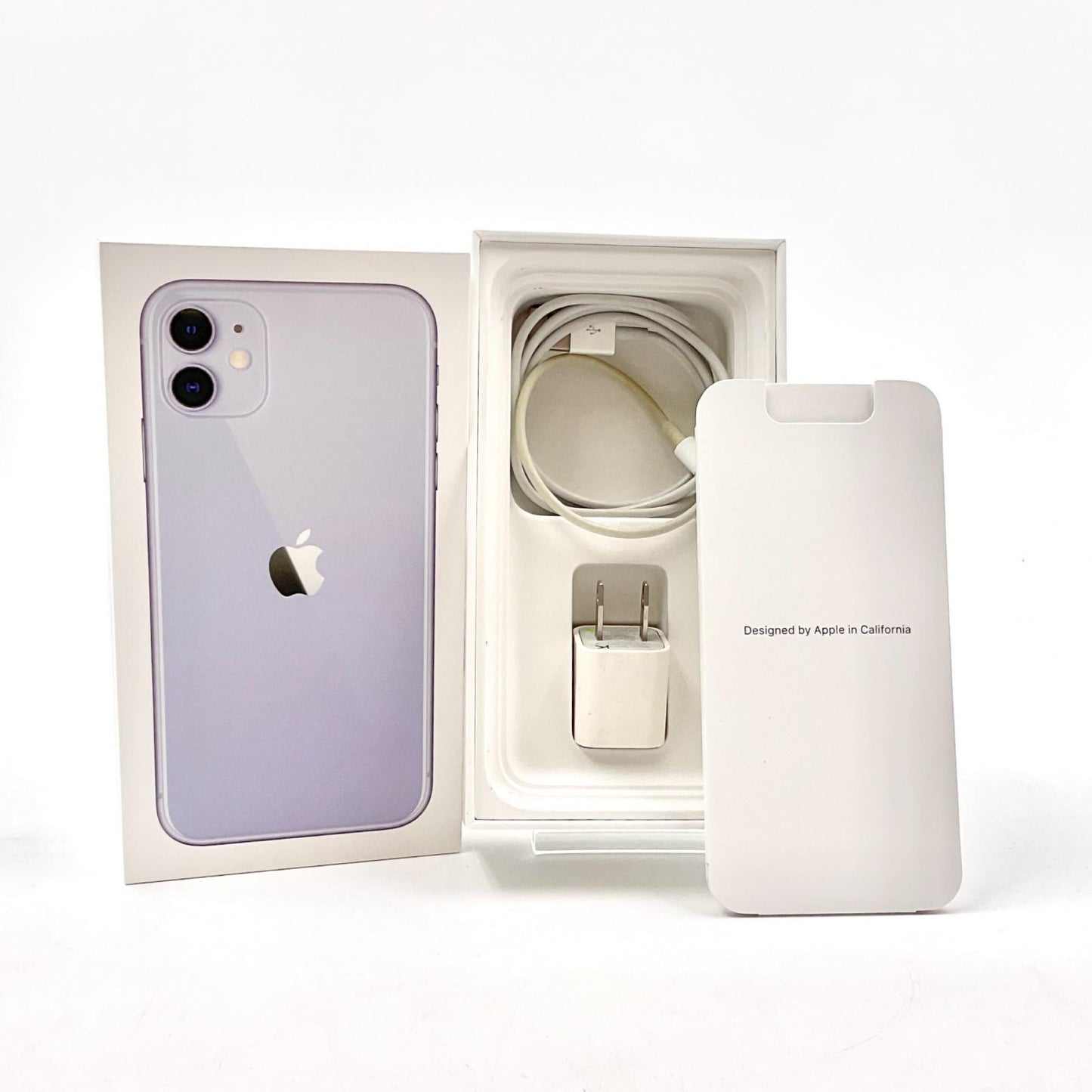 【全額返金保証】【最速発送】Apple iPhone iPhone 11 128GB パープル Softbank 白ロム 動作確認済 80%