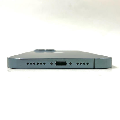 【全額返金保証】【最速発送】Apple iPhone iPhone 12 Pro Max 128GB パシフィックブルー Softbank 白ロム 動作確認済 84%