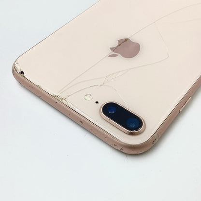 【最速発送】Apple iPhone iPhone 8 Plus 256GB ゴールド Softbank 白ロム【難有】 84%