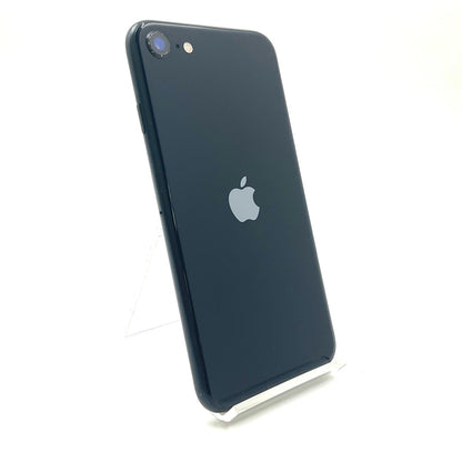 【全額返金保証】【最速発送】Apple iPhone iPhone SE（第3世代） 64GB ミッドナイト au 白ロム 動作確認済 82%