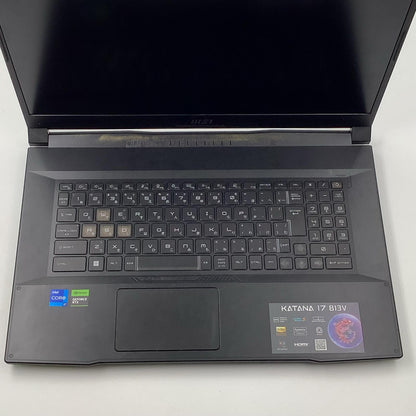 【最速発送】MSI Katana 17 B12V Katana-17-B13VEK-4339JP Intel Core i7-13620H 16GB SSD 1TB NVIDIA GeForce RTX 4060 Laptop 92.5%【難有】