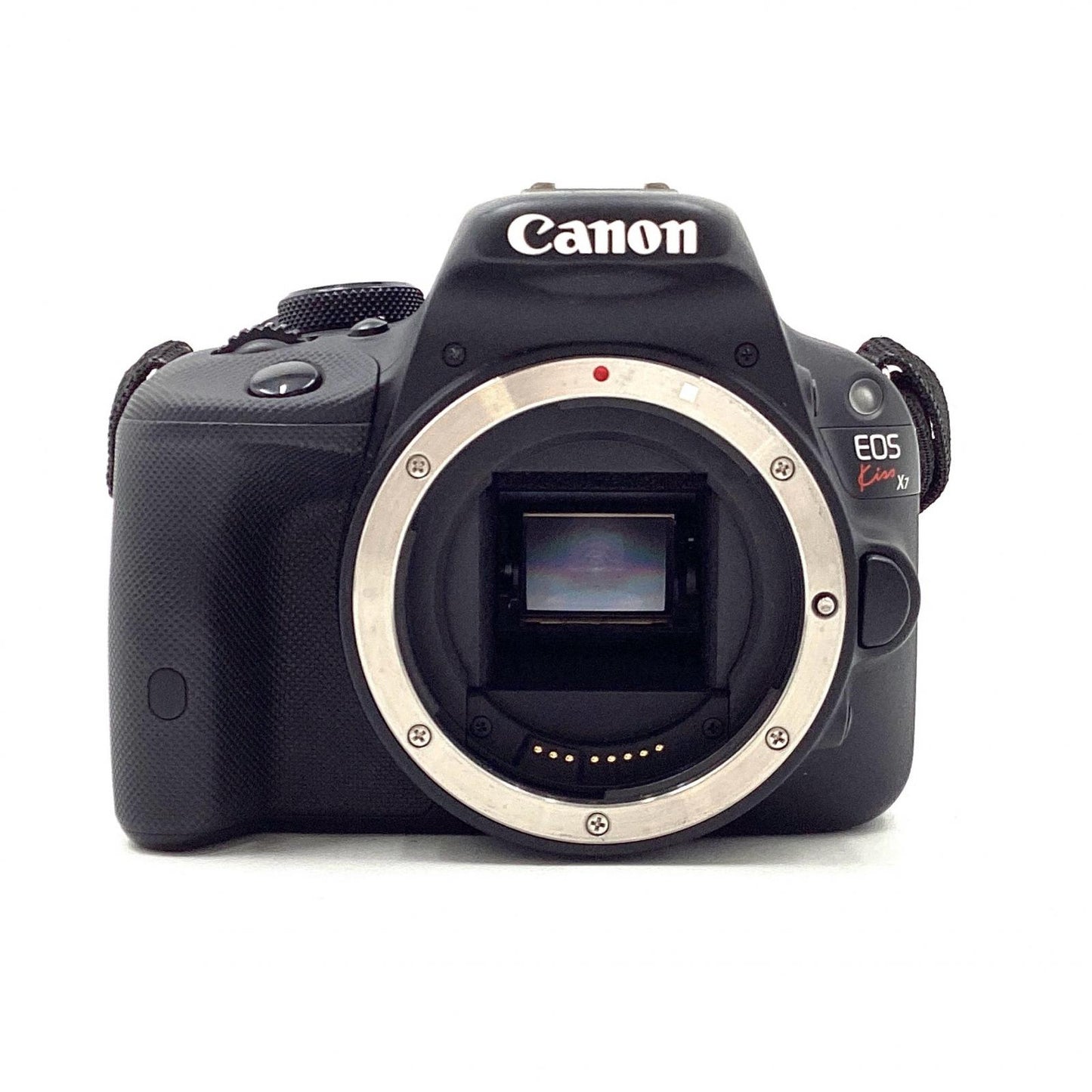 【全額返金保証】【最速発送】Canon デジタル一眼 EOS Kiss X7 ダブルズームキット ブラック 動作確認済