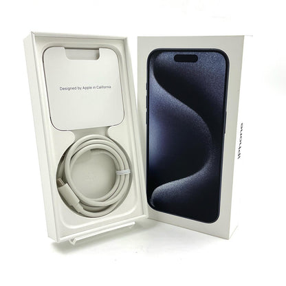 【全額返金保証】【最速発送】Apple iPhone iPhone 15 Pro 512GB ブルーチタニウム SIMフリー 動作確認済 85%