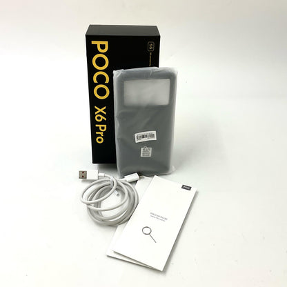 【全額返金保証】【最速発送】Xiaomi POCO X6 Pro 5G 256GB Yellow SIMフリー 2311DRK48G 美品 動作確認済