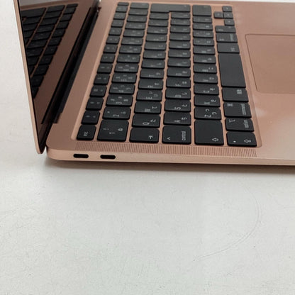 【全額返金保証】【最速発送】Apple MacBook Air 13.3インチ 2020 M1 8コア 8GB SSD 256GB ゴールド 85% 動作確認済