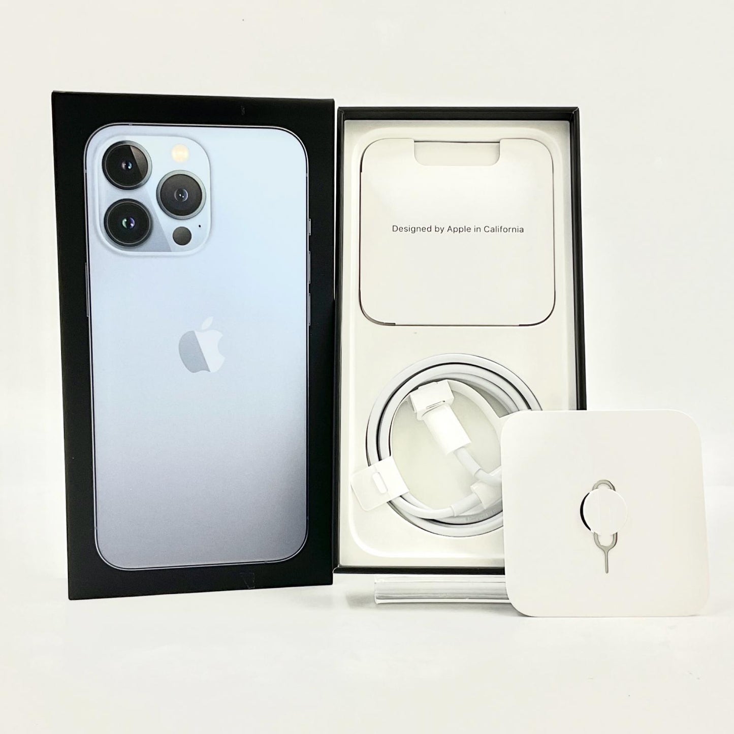 【全額返金保証】【最速発送】Apple iPhone iPhone 13 Pro 256GB シエラブルー docomo 白ロム 動作確認済 73%