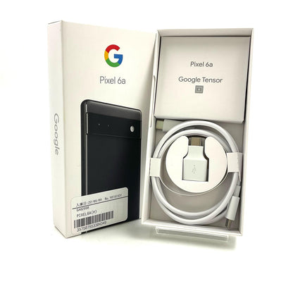 【最速発送】Google Pixel 6a 128GB Charcoal au GB17L 白ロム【難有】