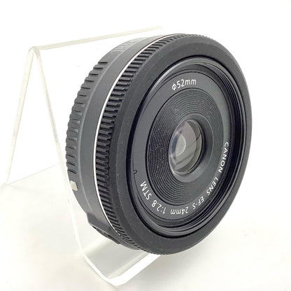【全額返金保証】【最速発送】Canon EF-S24mm F2.8 STM 美品 動作確認済