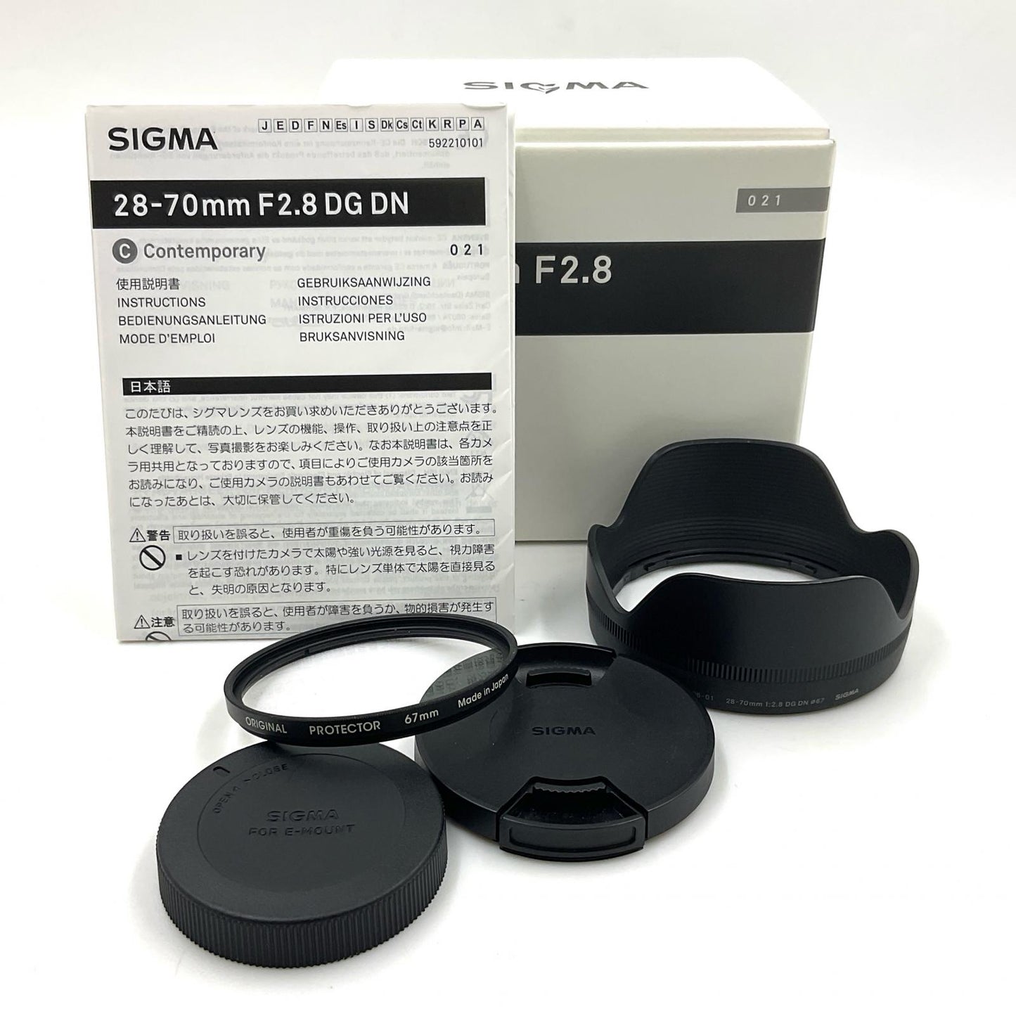 【全額返金保証】【最速発送】SIGMA 28-70mm F2.8 DG DN [ソニーE用] 美品 動作確認済