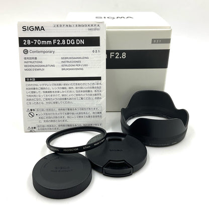 【全額返金保証】【最速発送】SIGMA 28-70mm F2.8 DG DN [ソニーE用] 美品 動作確認済