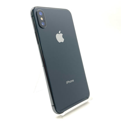 【全額返金保証】【最速発送】Apple iPhone iPhone X 256GB スペースグレイ au 白ロム 超美品 動作確認済 100%